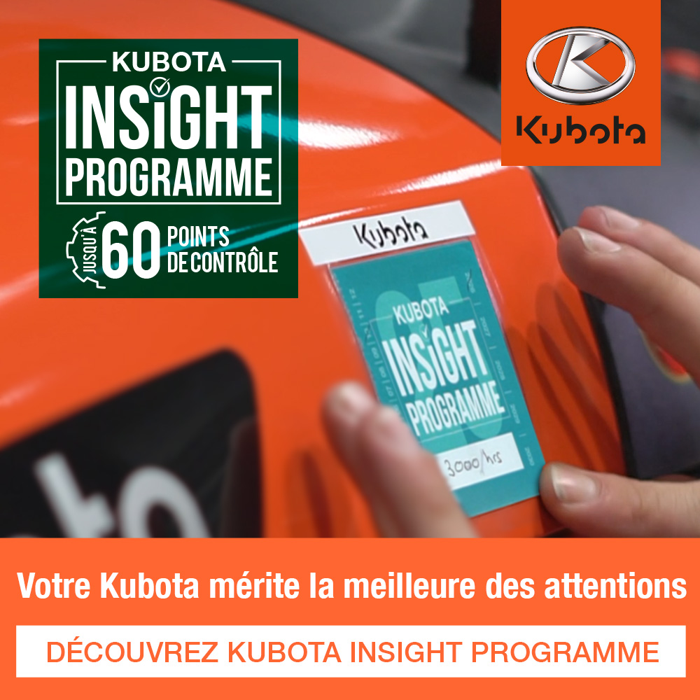 Votre  Kubota a plus de 5 ans ? Faites le point sur son état.