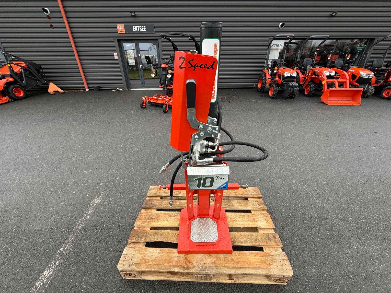 Fendeuse à bois Kubota S10TH56