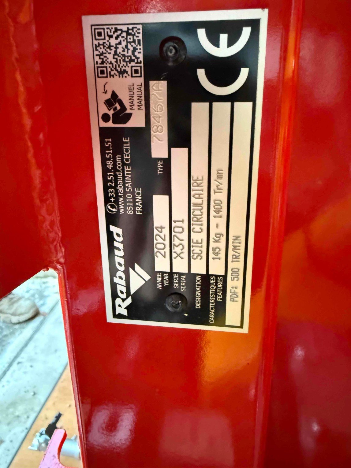 Scie Rabaud Xyloscie 600T