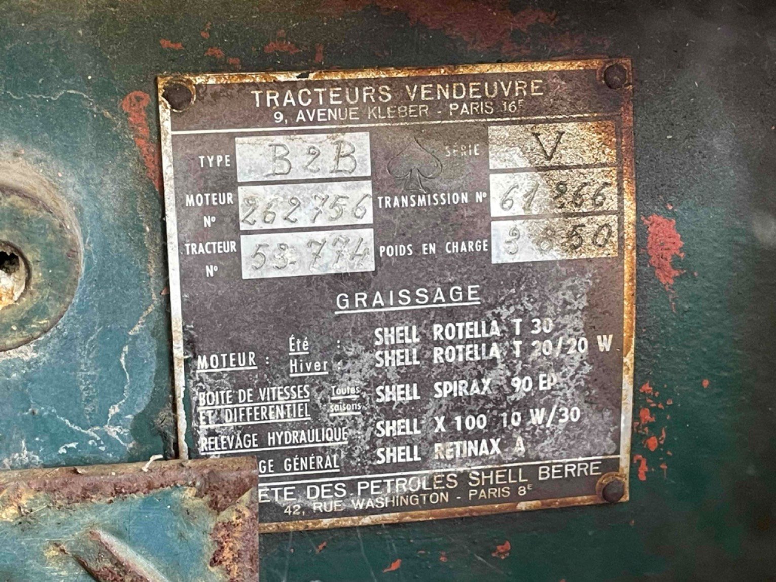 Tracteur agricole Vendeuvre B2B