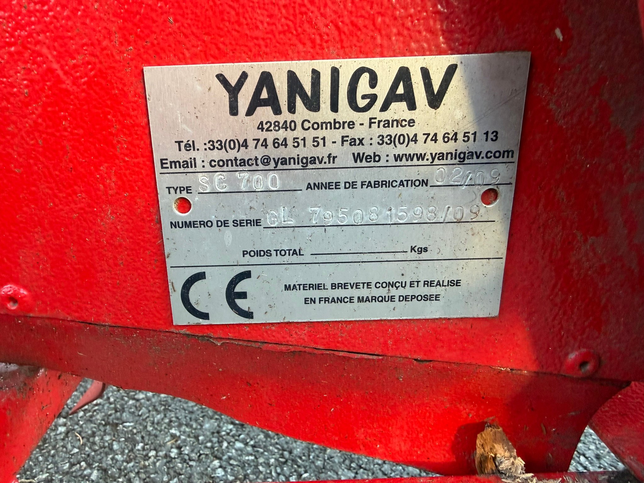 Scie circulaire Yanigav SC700