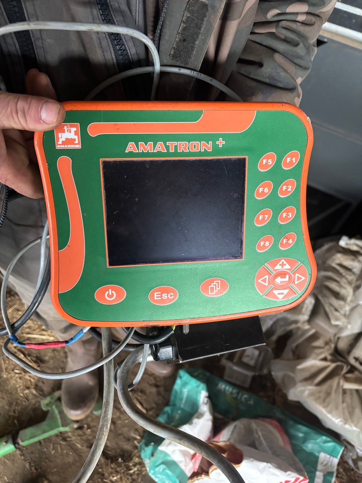 Distributeur d'engrais Amazone ZAM PROFIS 2001