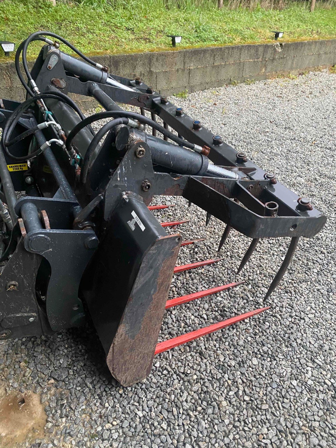 Fourche à fumier Stoll combiné fourche hydrogriffe 1.70 m